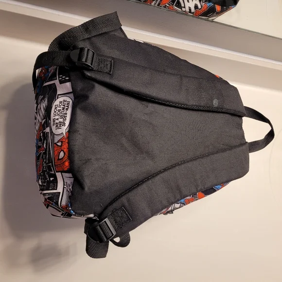 Spiderman Marvel Comic Graphic Print Backpack With Padded Adjustable Straps - Picture 14 of 16